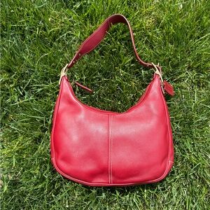 💙 SOLD on Depop - Vintage Coach Zoe Legacy in Red